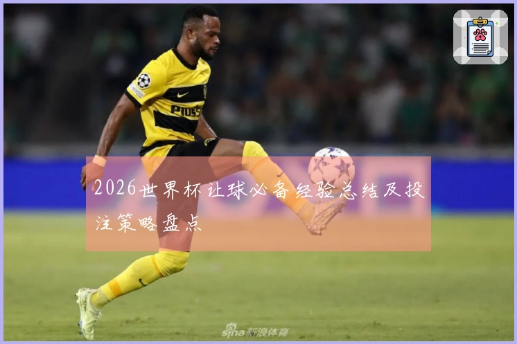 2026世界杯让球必备经验总结及投注策略盘点