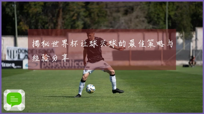揭秘世界杯让球买球的最佳策略与经验分享